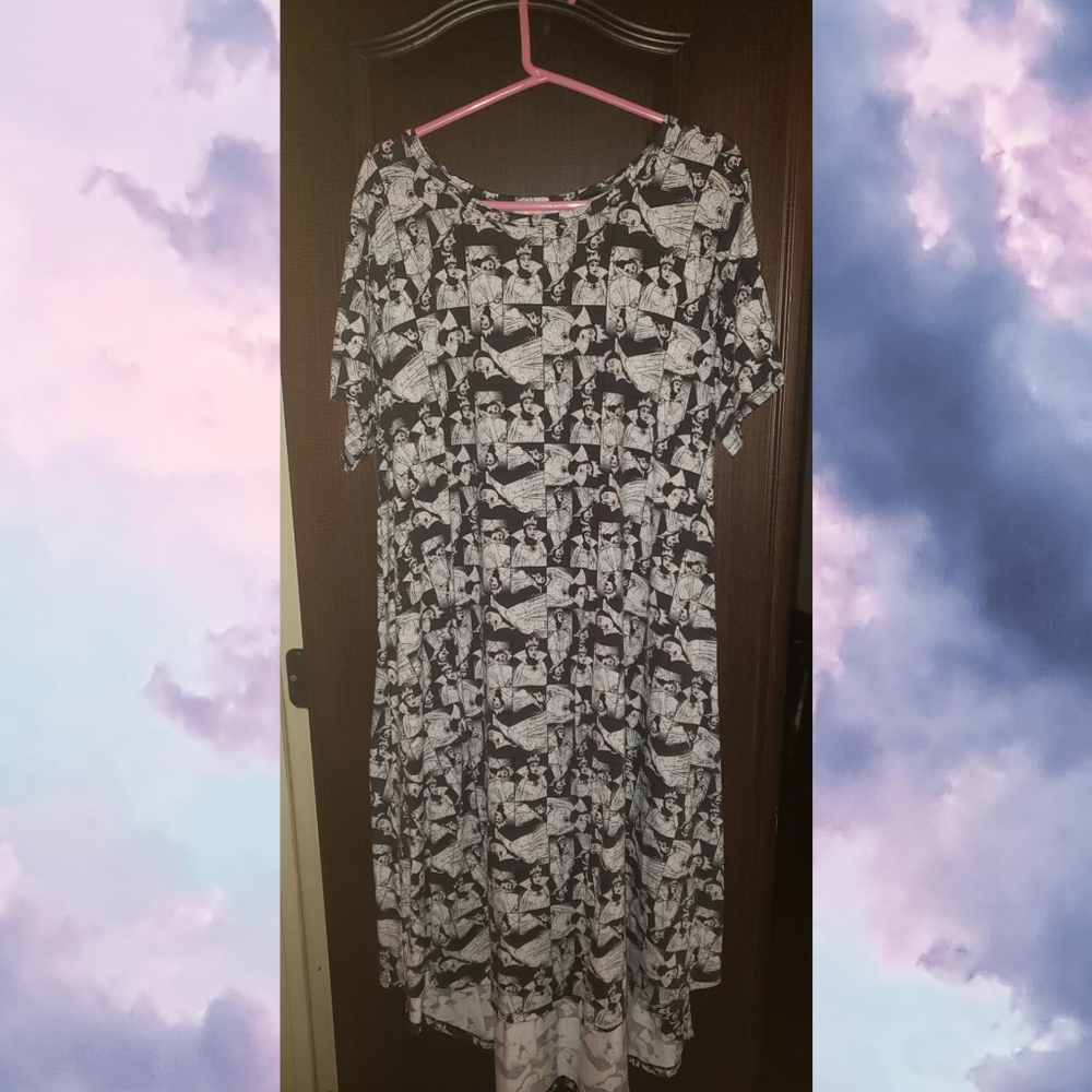 Lularoe Disney Evil Queen Carly Dress 3xl